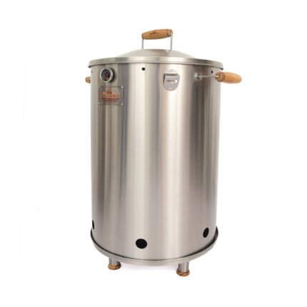 Asador Barril Olympus Grande Manijas Madera Teca
